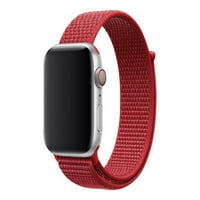 Епъл спорт контур-червен-каишка за смарт часовник-редовен размер-Червен-за часовник