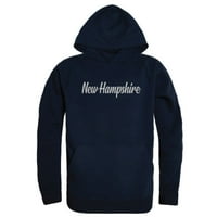 Университет на Ню Хемпшир Wildcats Script Hoodie Sweatshirt Navy X-Clarge