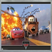 Disney Pixar Cars - Action Trio Wall Poster, 22.375 34