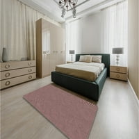 Ahgly Company Indoor Round шарени розово-финчеви лилави килими, 4 'кръг