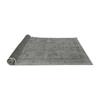 Ahgly Company Indoor Square Oriental Grey Industrial Area Rugs, 8 'квадрат