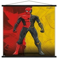 Marvel Spider -Man: Няма начин вкъщи - Смес от костюми 24 40 рамкиран плакат