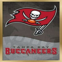 Tampa Bay Buccaneers - Плакат за стена на лого, 22.375 34