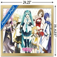 Hatsune Miku - Плакат за стена на музикална група, 14.725 22.375