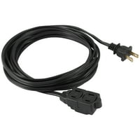 ФТ удължител кабел, изходна мощност лента, Зъбчатка, Черно - 45152