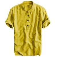 Поло ризи за мъже Лято мъжки прохладни и тънки дишащи яка висяща боядисана градиентна памучна риза
