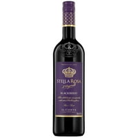 Стела роза Блекбъри полу-сладко червено вино, 750мл стъклена бутилка, Пиемонт, Италия